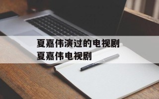 夏嘉伟演过的电视剧 夏嘉伟电视剧