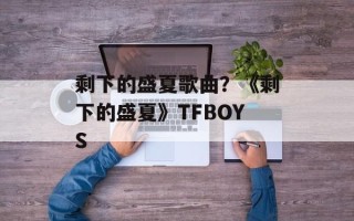 剩下的盛夏歌曲？《剩下的盛夏》TFBOYS