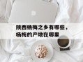 陕西杨梅之乡有哪些，杨梅的产地在哪里
