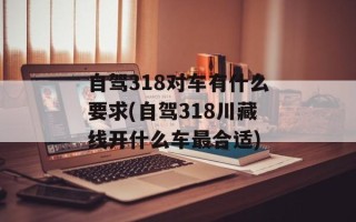 自驾318对车有什么要求(自驾318川藏线开什么车最合适)