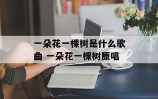 一朵花一棵树是什么歌曲 一朵花一棵树原唱