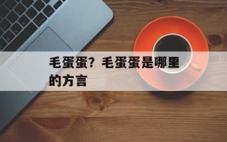 毛蛋蛋？毛蛋蛋是哪里的方言