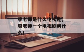 廖老师是什么电视剧(廖老师一个电视剧叫什么)