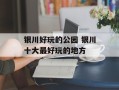 银川好玩的公园 银川十大最好玩的地方