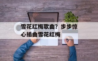 雪花红梅歌曲？步步惊心插曲雪花红梅