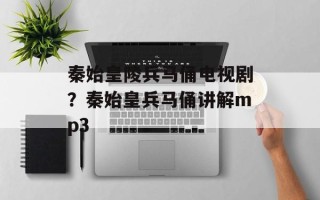 秦始皇陵兵马俑电视剧？秦始皇兵马俑讲解mp3