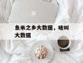 鱼米之乡大数据，啥叫大数据