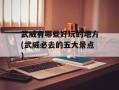武威有哪些好玩的地方(武威必去的五大景点)