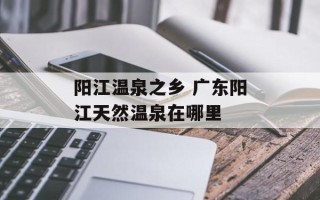 阳江温泉之乡 广东阳江天然温泉在哪里