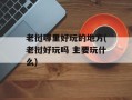 老挝哪里好玩的地方(老挝好玩吗 主要玩什么)