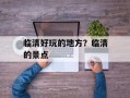 临清好玩的地方？临清的景点