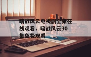 暗战风云电视剧全集在线观看，暗战风云30集免费观看