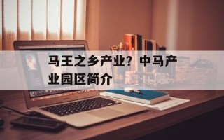 马王之乡产业？中马产业园区简介