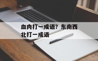 血肉打一成语？东南西北打一成语