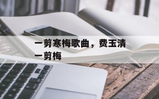 一剪寒梅歌曲，费玉清一剪梅