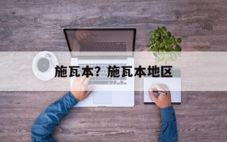 施瓦本？施瓦本地区
