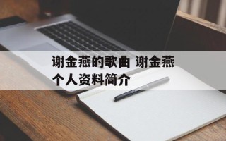 谢金燕的歌曲 谢金燕个人资料简介