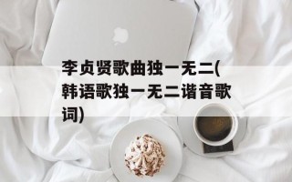 李贞贤歌曲独一无二(韩语歌独一无二谐音歌词)
