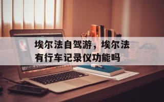 埃尔法自驾游，埃尔法有行车记录仪功能吗