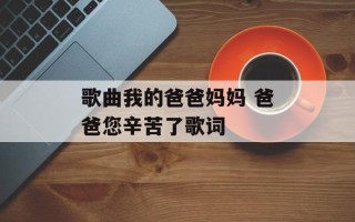 歌曲我的爸爸妈妈 爸爸您辛苦了歌词