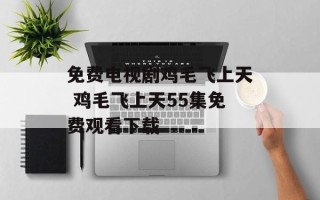 免费电视剧鸡毛飞上天 鸡毛飞上天55集免费观看下载