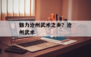 魅力沧州武术之乡？沧州武术