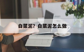 白菜泥？白菜泥怎么做