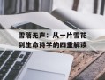 雪落无声：从一片雪花到生命诗学的四重解读