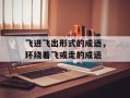飞进飞出形式的成语，环绕着飞或走的成语
