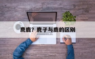 麂鹿？麂子与鹿的区别