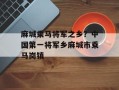 麻城乘马将军之乡？中国第一将军乡麻城市乘马岗镇