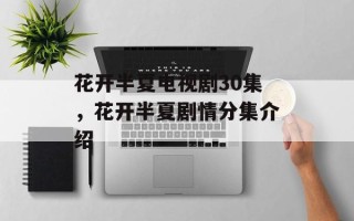 花开半夏电视剧30集，花开半夏剧情分集介绍
