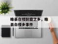 睢县白楼耐磨之乡，睢县白楼乡事件