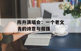 陈升演唱会：一个老文青的诗意与倔强
