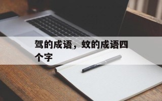 驾的成语，蚊的成语四个字
