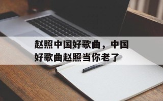 赵照中国好歌曲，中国好歌曲赵照当你老了