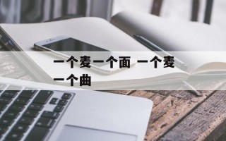 一个麦一个面 一个麦一个曲