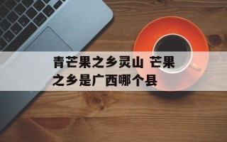 青芒果之乡灵山 芒果之乡是广西哪个县