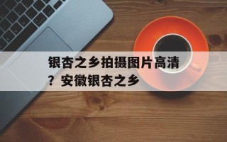 银杏之乡拍摄图片高清？安徽银杏之乡